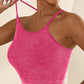3 Pack U Neck Racer Back Crop Active Top
