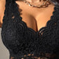 V Neck Embroidery Lace Tank Top
