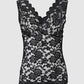 V Neck Embroidery Lace Tank Top