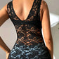 V Neck Embroidery Lace Tank Top