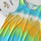 Tie Dye Print Sleeveless Casual Dress