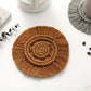 Camel Boho Macrame Woven Coaster