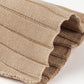 Brown Exposed Seam Ribbed Knit Dolman Top
