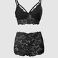 Bow Decor Lace Lingerie Set