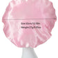 1pc Night Sleep Cap Wide Band Satin Bonnet For Curly Hair Care