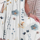 Floral Print Halter Casual Pleated Dress