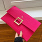 Crocodile Square Magnet Flap Clutch Bag