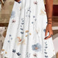 Floral Print Tied Detail Casual Dress
