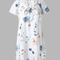 Floral Print Tied Detail Casual Dress