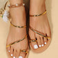 Toe Ring Summer Beach Flip Flops