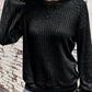 Eyelet Embroidery Long Sleeve Top