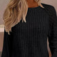 Eyelet Embroidery Long Sleeve Top