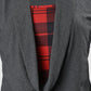Contrast Plaid Fake Two Piece Long Sleeve Top