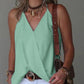 Halter Sleeveless Wrap Tank Top