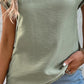 Hollow Out Cap Sleeve Top