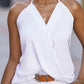 Halter Sleeveless Wrap Tank Top