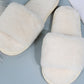 Round Toe Fuzzy Casual Slippers