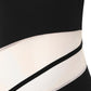 Contrast Mesh V Neck Spaghetti Strap Bodysuit