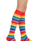Colorblock High Elastic Over knee Socks