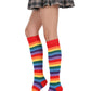 Colorblock High Elastic Over knee Socks