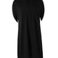 Half Sleeve V Neck Ruched Casual Dress
