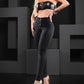Ruched Zipper Fly High Waist Pants