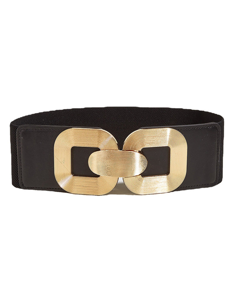 1pc Vintage Elastic Wide Cinch Waist Belt