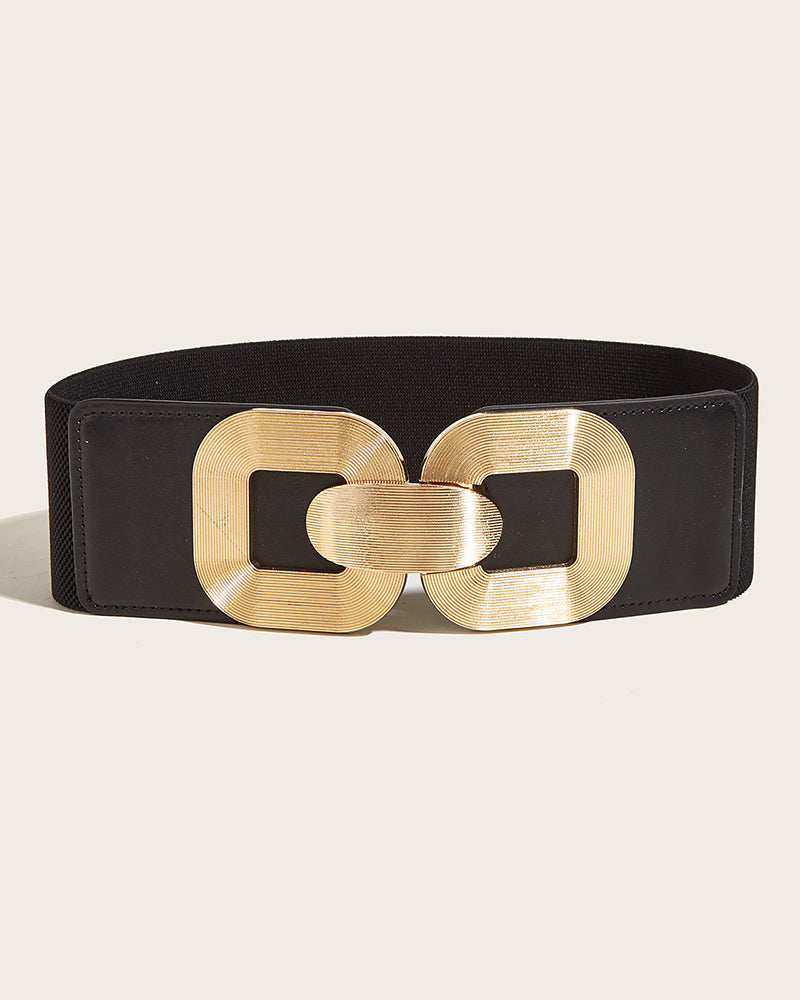 1pc Vintage Elastic Wide Cinch Waist Belt