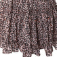 Cheetah Print Ruffles Long Sleeve Dress