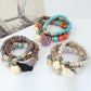 1pcs Bohemian Turquoise Beaded Multi layer Bracelet