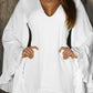 Ruffle Hem Bell Sleeve Casual Dress