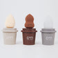 3PCS Triple Coffee Cup Makeup Sponge Set