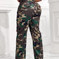 Plus Size Camouflage Print Pocket Design Cargo Pants