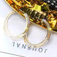 1Pair Sparkling Rhinestone Decor Hoop Earrings