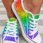 Cinco De Mayo Ombre Raw Hem Canvas Sneakers