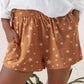 Star Print Waistband Shorts