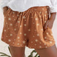 Star Print Waistband Shorts