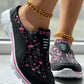 Flamingo Graphic Print Sneakers Casual Mules