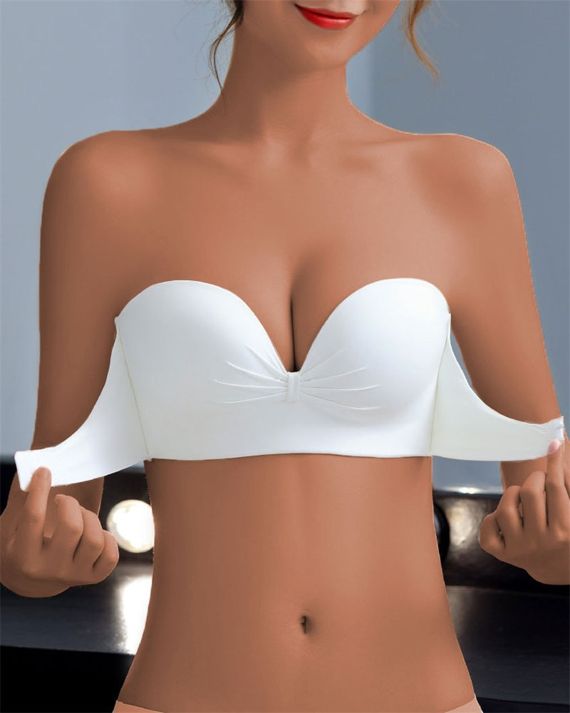 Multi way Wear Strapless Bra With Detachable Strap