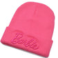 Barbie Letter Embroidery Winter Thermal Knit Hat