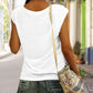 Cap Sleeve V Neck Casual T shirt