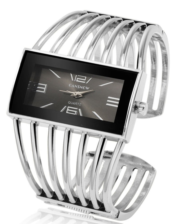 Hollow Fashionable Bangle Quartz Watch