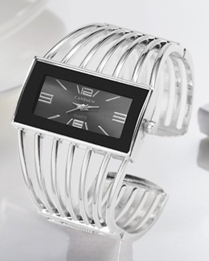 Hollow Fashionable Bangle Quartz Watch