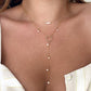1pc Beaded O Ring Tassel Design Necklace