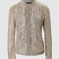 Long Sleeve Sequin Blazer Coat