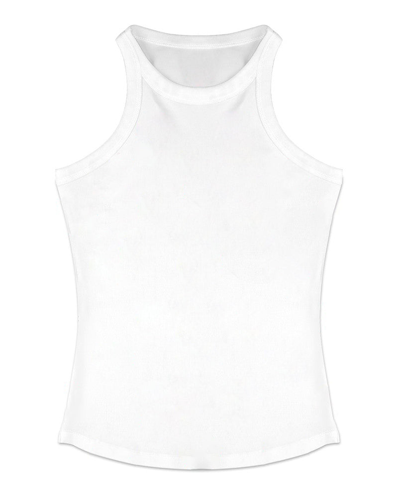 O Neck Knit Sleeveless Casual Top