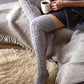 3Pairs/Set Cable Knit Over Knee Winter Thermal Floor Socks