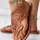 Butterfly Wings Pattern Toe Post Flip Flops