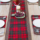 1pc Christmas Table Mat Double Layer Buffalo Table Decoration For Christmas Ornament Family Dinner Holiday Party