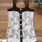 Crochet Lace Double Strap Tank Top
